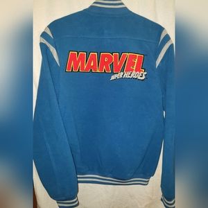 DISNEY MARVEL 80 YEARS ANNIVERSARY LETTERMAN JACKET